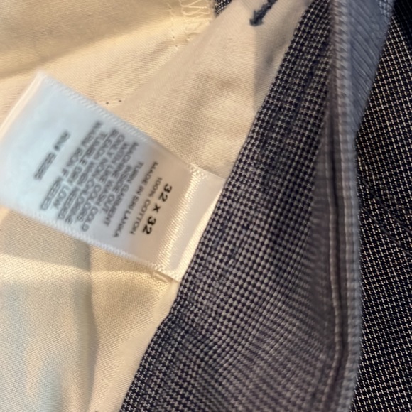 2 Pairs Express Finn Slim Fit Dress Pants 32x32 Black & Navy - Picture 4 of 6